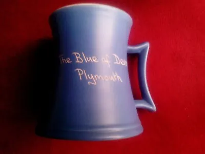 Buy Vintage The Blue Of Devon Plymouth  Tankard Devonmoor Pottery • 10.99£