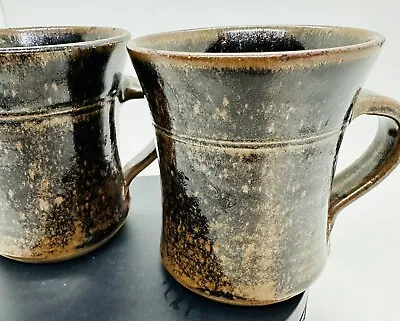 Buy Vintage John Davidson Truro Pottery Cornwall Mugs (pair) • 18£