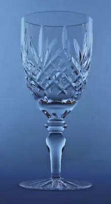 Buy EDINBURGH CRYSTAL - BALMORAL DESIGN - LARGEST WINE GOBLET GLASS  16.5cm / 6 1/2  • 24£