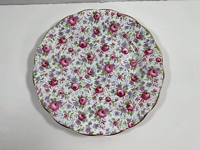 Buy Royal Standard Elizabethan Rose Chintz 8” Salad Plate Bone China England • 12.25£