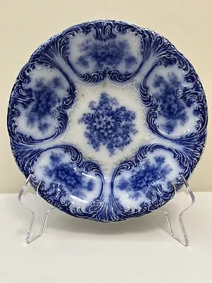 Buy Vintage Franz Anton Mehlem Design Meissen Flow Blue Porcelain Bowl Germany • 38.60£