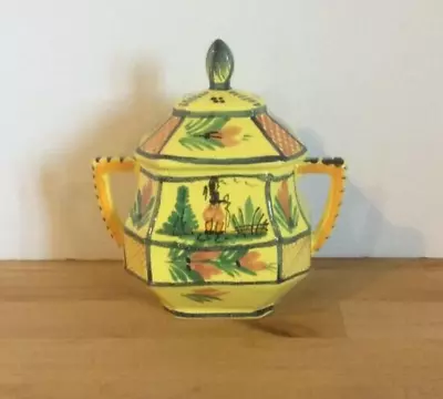 Buy Henriot Quimper French Pottery Sugar Bowl. • 72.39£