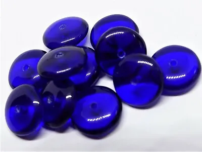 Buy 4mm 6mm 8mm 9mm 10mm 12mm CZECH GLASS FLAT ROUND/DISC/RONDELLE/SPACER BEADS  • 1.49£