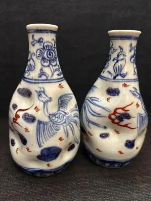 Buy PHOENIX OLD IMARI Ware Tokkuri Bottle Pottery Vase 5.7 Inch 19TH C Japan Antique • 256.78£