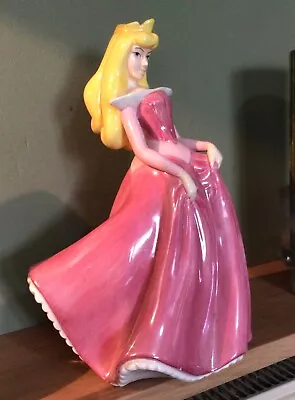 Buy Vintage Disney Sleeping Beauty Princess Aurora Porcelain Figurine Money Box 24cm • 14.99£