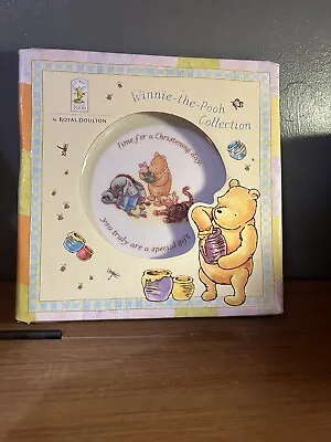 Buy Royal Doulton Winnie The Pooh Christening Plate Walt Disney Brand New Boxed • 9.99£