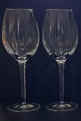 Buy Gorgeous Pair Of John Rocha Waterford Crystal WEFT Wine Glasses X 2 -  24cm Tall • 64.95£