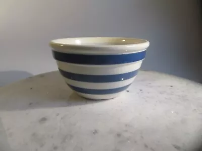 Buy Vintage Staffordshire Chef Ware Blue & White Small Pudding/Mixing Bowl • 5.95£