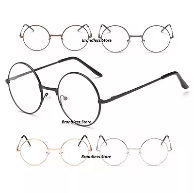 Buy Round Metal Frame Nerd Reading Glasses Round Style Strength +0 To +4.0 UK Stock • 6.99£