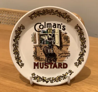 Buy Lord Nelson Pottery Colman's Mustard Small Pin Dish Trinket Bowl 4.5” Diameter • 4.25£