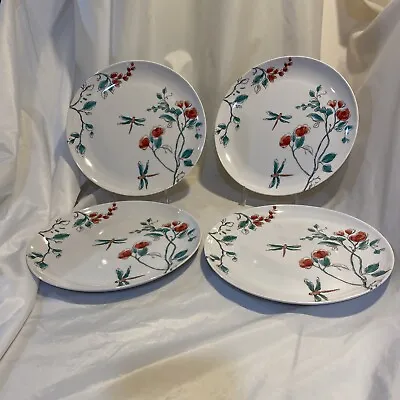 Buy Martha Stewart Dragonfly Garden Melamine Dinner Plates - Set  Of 4 • 13.40£