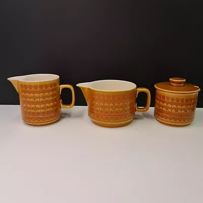 Buy Hornsea Saffron Jugs & Sugar Pot Tea Set Vintage Anthropologie Retro Maximalist • 19.99£