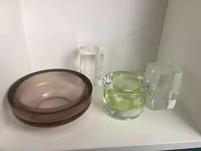 Buy Glass Collection. Mid Century  Scandinavian And Paperweights • 5£