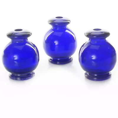Buy 36 Small Glass Vases In Cobalt Blue Colour • 39.95£