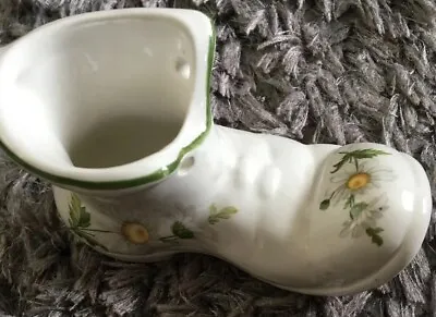 Buy Staffordshire Fine Earthenware Pottery Boot Floral Patterned • 8.99£