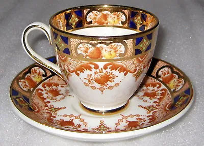 Buy John Maddock Chatsworth # 404 Demitasse Tea Cup & Saucer England Rare Pattern • 27.70£