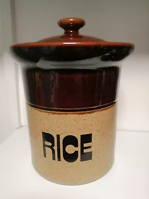 Buy Vintage Retro Large Rice Storage Jar John Hermansen • 29.95£