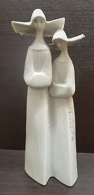 Buy Lladro Vintage Figurine - Nuns #4611 With Box 33cm • 64.99£