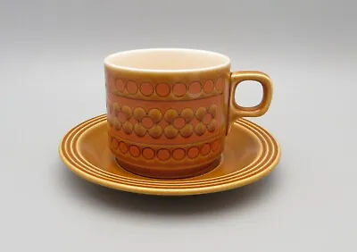Buy Vintage/Retro Hornsea Pottery Saffron Cups & Saucers 1970s Golden Brown 6 Avail • 7.99£