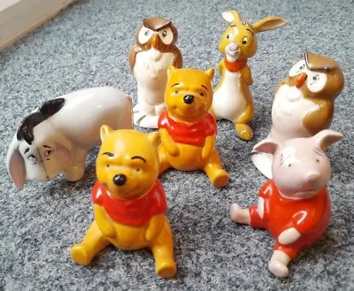 Buy 7 X Beswick  Winnie The Pooh Figures, Rabbit, Owl, Eeyore, Great Condition • 75£