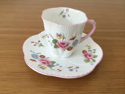 Buy Shelley Cup & Saucer  Dainty Rose & Daisy Pattern Number 13425 • 12.99£