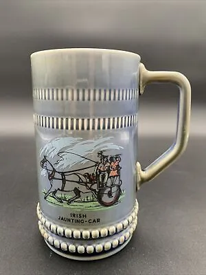 Buy Vintage WADE Irish Porcelain Mug Stein Tankard- Irish Jaunting  Car • 18.93£