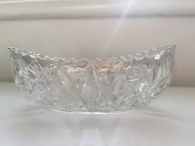 Buy SOWERBY Green Glass 1930s Art Deco Boat Shaped Bowl  16.5 Cm Long By 10.5 Cm  • 8.99£