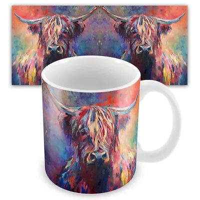 Buy Highland Cow Mug, Sue Gardner, Animals, Cattle, Gifts, Tea, Coffee SG03M • 16.99£