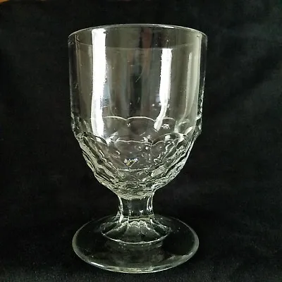 Buy Antique EAPG Low Footed Tumbler Or Goblet  New York  Or  Honeycomb  C. 1860-1870 • 11.53£