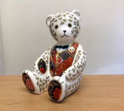 Buy Royal Crown Derby Paperweight, Teddy Bear, Gold Stopper. • 60£
