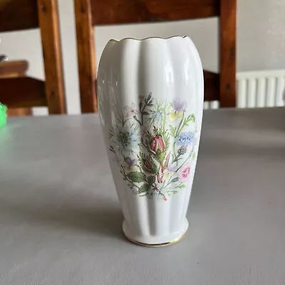 Buy Vintage Aynsley Wild Tudor Vase Fine Bone China 6.5 Inches Tall • 8£