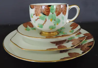Buy Vintage / Art Deco China Tea Set Trio + Plate.Paragon Hand Painted.5349.VGC • 16.95£