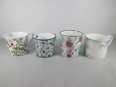 Buy Floral China Mugs Laura Ashley V & A Museum Kew Gardens Collection Of 4 Cups • 29.95£