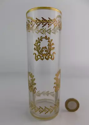 Buy Baccarat 19th Century Gilt Decorated Art Glass Vase • 90£