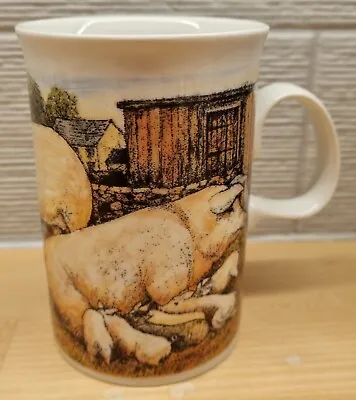Buy Dunoon Stoneware White Mug Ennerdale Pigs By Jack Dadd  • 5.99£