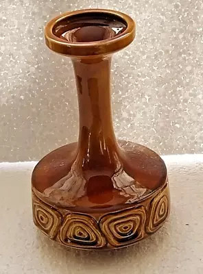 Buy Gotland Arthur Wood Brown 1970's Ceramic Vase Retro • 19.50£