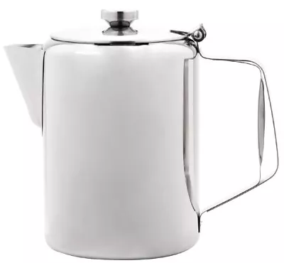 Buy Large Teapot Catering Coffee Pot Stainless Steel Cafe 100oz 3.0L • 25.95£
