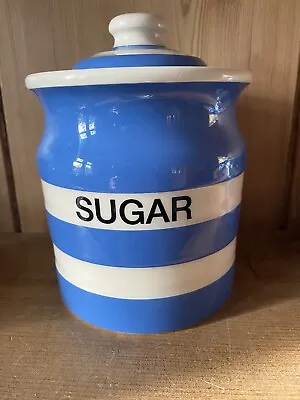 Buy T G Green Sugar Storage Jar Cloverleaf Cornish Ware • 25£