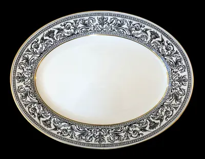 Buy Beautiful Wedgwood Florentine Black Oval Platter • 110.28£