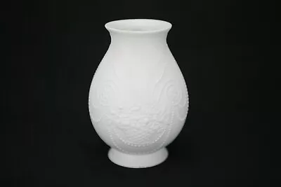 Buy Vintage(1960s) AK Kaiser, Beautiful Hand Made White Bisque Vase By Manfred Frey • 47£