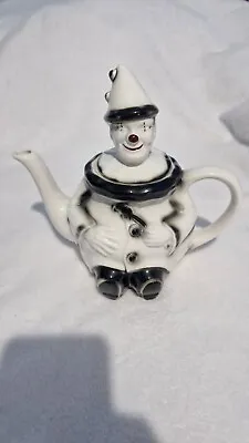 Buy Antique 1920’ Tony Wood Studio Pottery Clown Teapot   • 35£