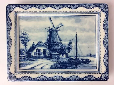 Buy Delft Origineel ''Delftsblauw'' Handwerk Wall Plate • 10£