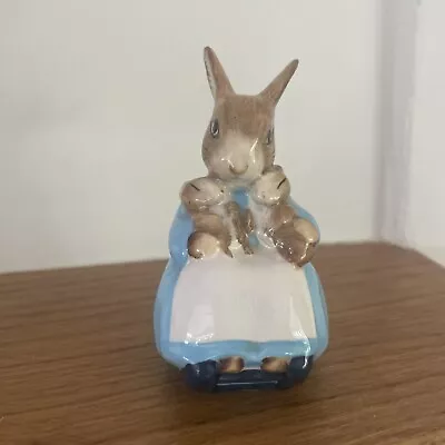 Buy Royal Doulton Beswick Beatrix Potter Figure Mrs Rabbit And Bunnies Figurine 1976 • 9.99£