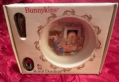 Buy Vintage Royal Doulton Bunnykins Baby Plate And Feeding Spoon Nursery Set • 9.99£