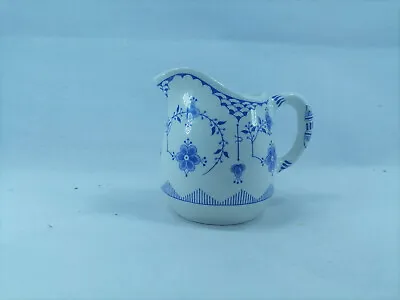 Buy Vintage Porcelain Creamer, FURNIVALS LIMITED, England, Blue Denmark Pattern • 19.21£