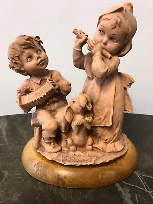 Buy Giuseppe Armani Figurines Children Playing Music, Perfect Condition  • 29£