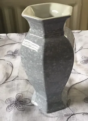 Buy Royal Winton Hexagonal Vase Grey 7” • 7.99£