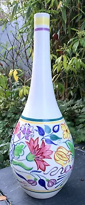 Buy Vintage Poole Pottery Lamp Base 15.5 Inches 1960s BN Pattern Design Truda Carter • 35£