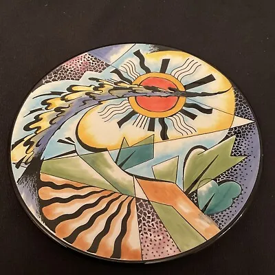 Buy Vintage Joan Miro Style Abstract Ceramar Hand Painted Spanish Plate • 120£