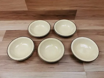 Buy 5 X Vintage Poole Pottery Broadstone 6  Small Fruit / Dessert Bowls EX Condition • 18.99£